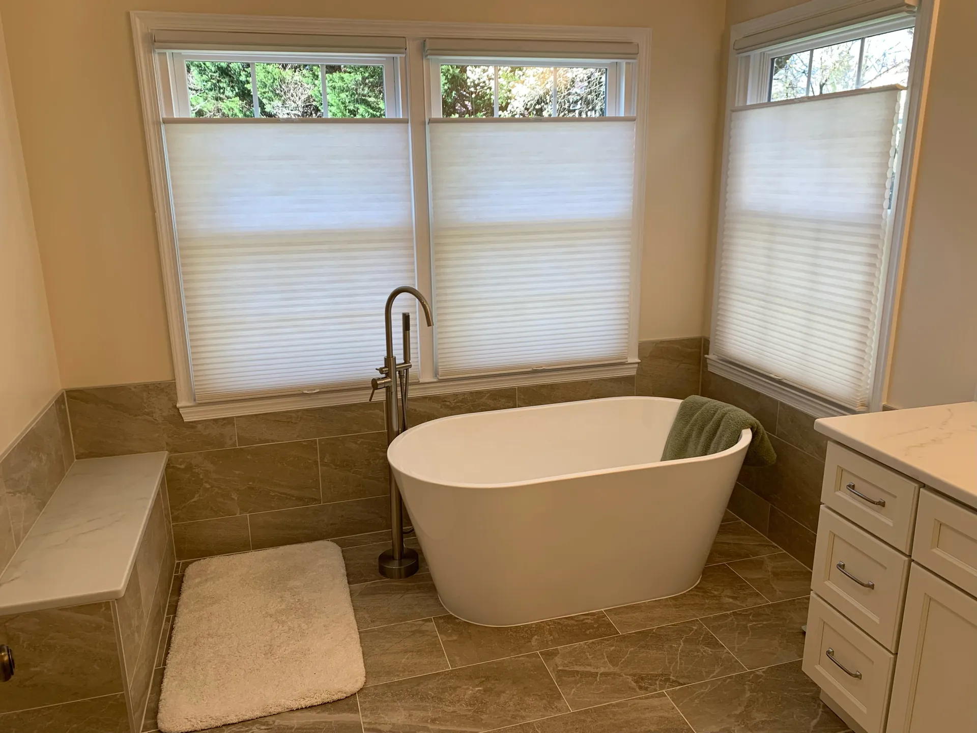 Bathroom & wet bar cabinetry and countertops in Fairfax, VA by Kitchen Design Center