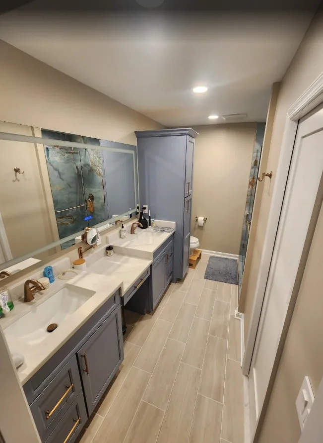 Kitchen & primary bathroom remodel in Arlington, VA by Kitchen Design Center — view 2